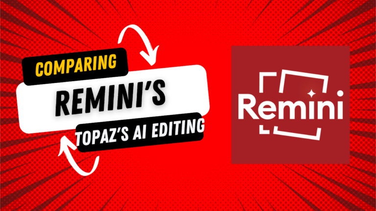 Comparing Remini’s AI enhancement to Topaz’s AI editing