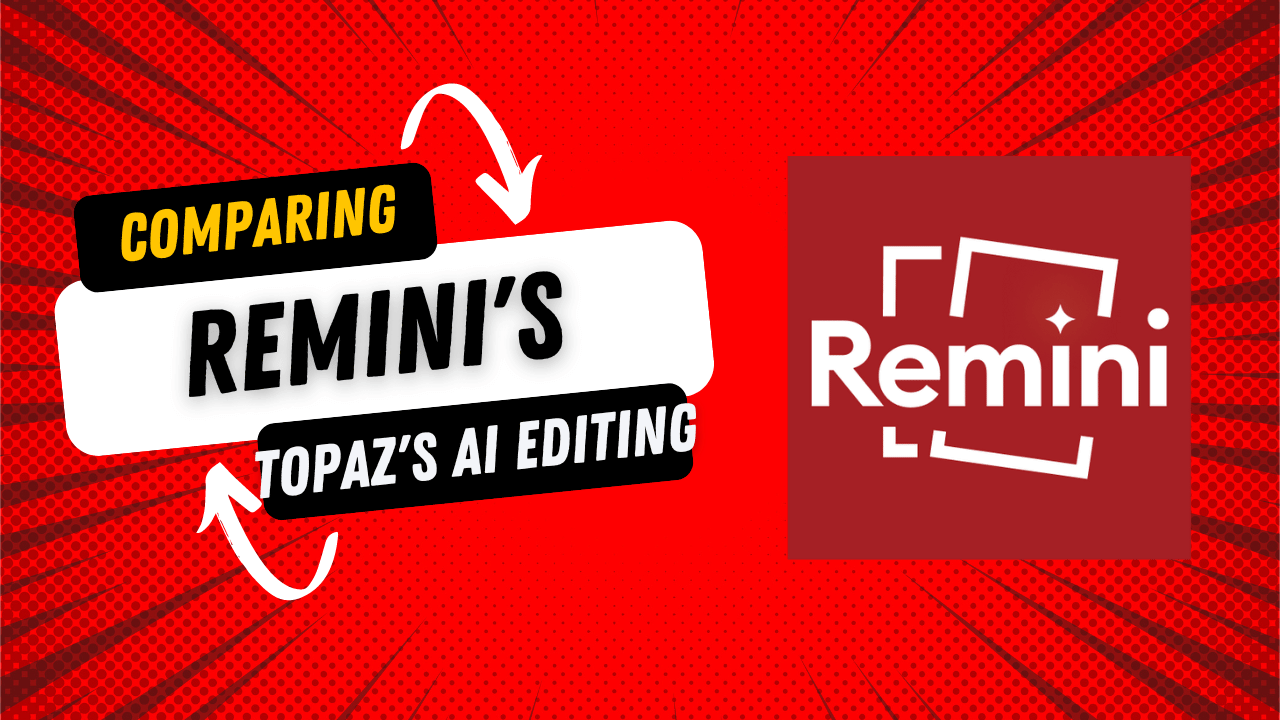 Comparing Remini's AI enhancement to Topaz's AI editing