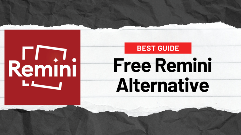 Free Alternatives to Remini for Photo restoration