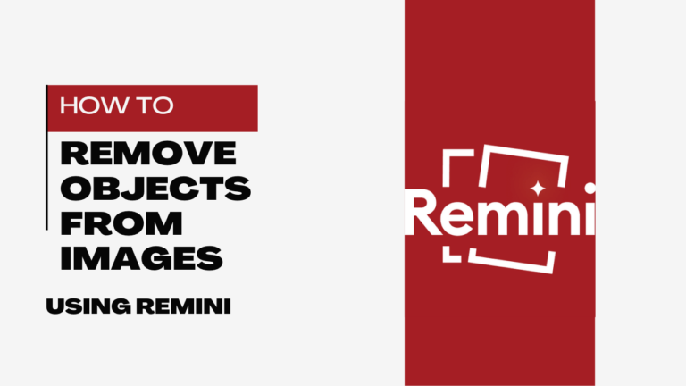 How to Remove Objects from Images Using Remini