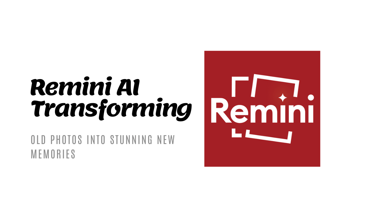 How does Remini AI enhance old photos?