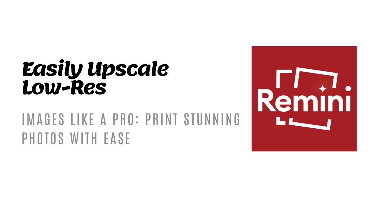 How to Upscale Low Resolution Images for Printing